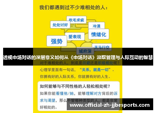透视中场对话的深层意义如何从《中场对话》汲取管理与人际互动的智慧 透视中场对话的深层意义如何从《中场对话》汲取管理与人际互动的智慧